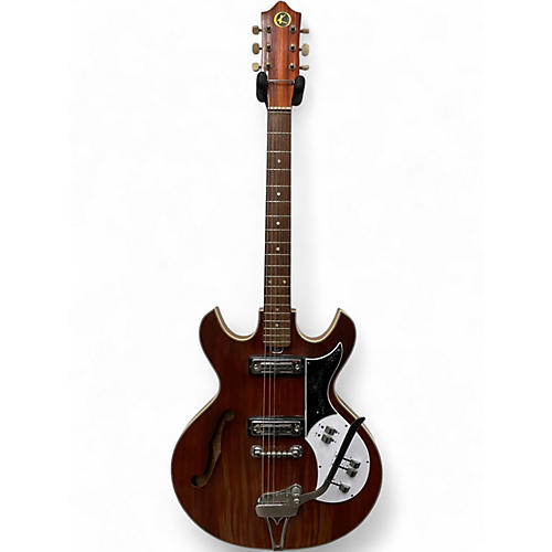 Used 1970s Kay EP90T Walnut Hollow Body Electric Guitar Walnut