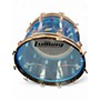 Used 1970s Ludwig 22x14 vistalite kick Blue Drum Blue 248