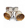Used 1970s Ludwig 6 Piece 6pc Concert Toms Pearl White Drum Kit Pearl White