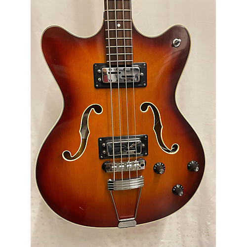 Ovation Used 1970s Ovation Typhoon Sunburst Electric Bass Guitar Sunburst