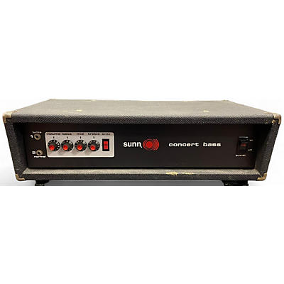 Used 1970s Sunn CONCERT BASS Bass Amp Head