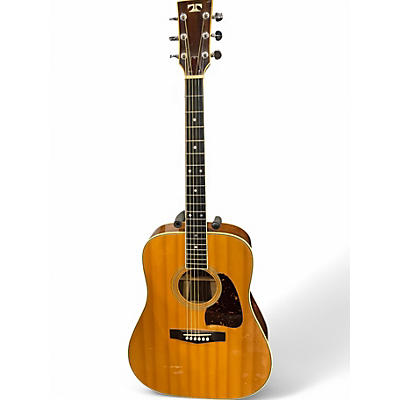 Used 1970s TAMA TW010 natural Acoustic Guitar