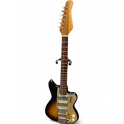 Used 1970s Unbranded OFFSET STYLE 2 Color Sunburst Solid Body Electric Guitar