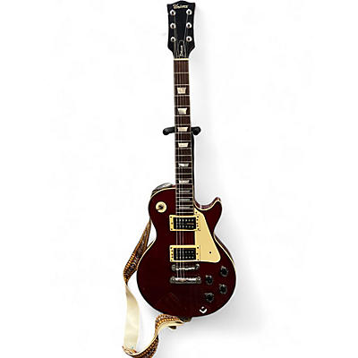Used 1970s Univox Deluxe Wine Red Solid Body Electric Guitar