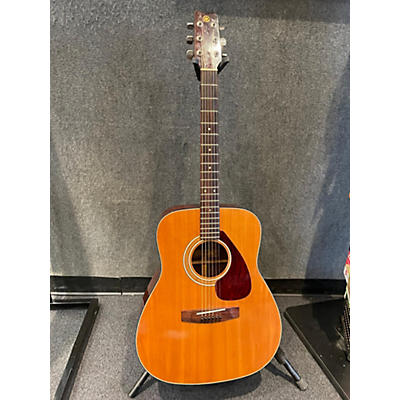 Yamaha Used 1970s Yamaha FG160 Natural Acoustic Guitar