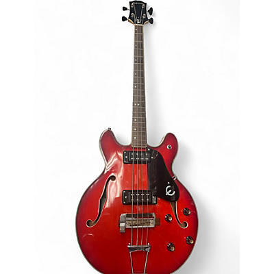Used 1972 Epiphone EA260 Cherry Electric Bass Guitar