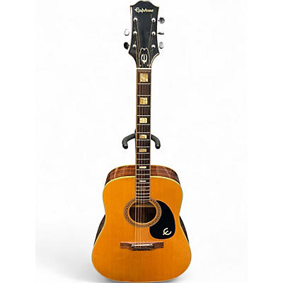 Used 1972 Epiphone FT150 Natural Acoustic Guitar