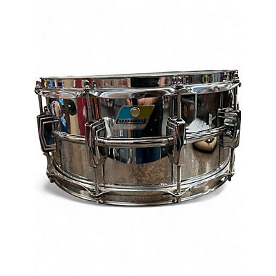 Used 1972 Ludwig 14in Supraphonic Snare 402 Chrome Drum