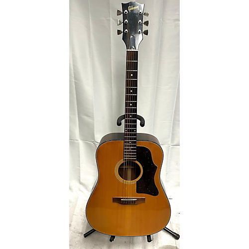 Gibson Used 1974 Gibson J50 Natural Acoustic Electric Guitar Natural