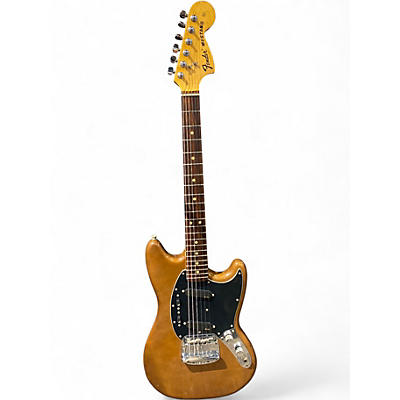 Used 1975 Fender Mustang Mocha Solid Body Electric Guitar