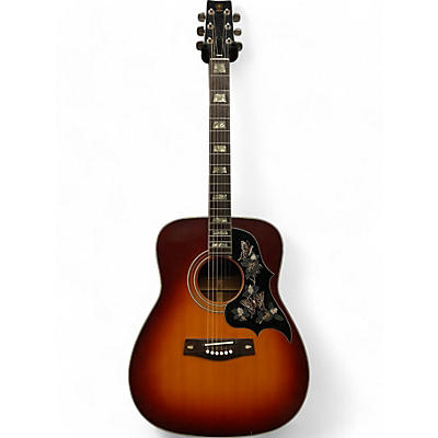 Yamaha Used 1975 Yamaha FG700S 2 Color Sunburst Acoustic Guitar