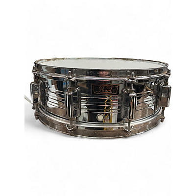 Pearl Used 1979 Pearl 14X5.5 Vintage Steel Snare Chrome Drum