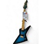 Used Aria Used 1980s Aria Pro II ZZ Deluxe Blue Burst Solid Body Electric Guitar Blue Burst