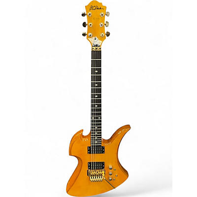 Used 1980s B.C. Rich Class Axe Era NJ Mockingbird Natural Solid Body Electric Guitar