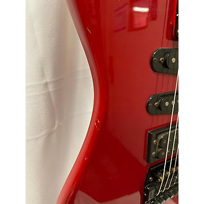 B.C. Rich Used 1980s B.C. Rich Nj Series ST-III HSS Red Solid Body Electric Guitar