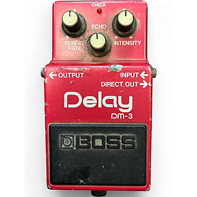 Used 1980s BOSS DM3 Analog Delay Effect Pedal