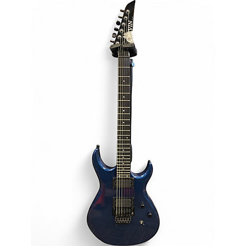 Used 1980s Carvin DC-135 METALIC BLUE Solid Body Electric Guitar METALIC BLUE