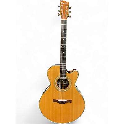 Used 1980s Charvel 625c Natural Acoustic Electric Guitar