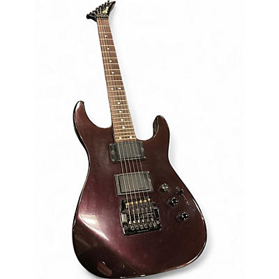 Used 1980s Charvel Model 5 Black Cherry Solid Body Electric Guitar