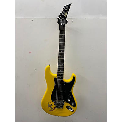 ESP Used 1980s ESP M-1 Deluxe Canary Yellow