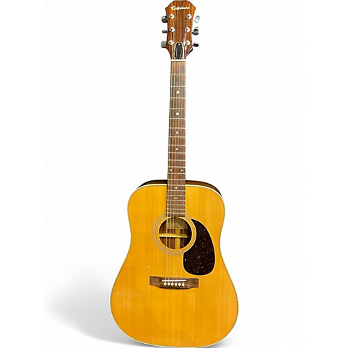 Used 1980s Epiphone PR715 Natural Acoustic Guitar Natural
