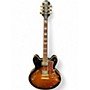 Used 1980s Epiphone Sheraton II Brown Sunburst Hollow Body Electric Guitar Brown Sunburst