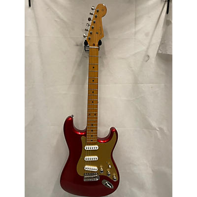 Fender Used 1980s Fender 1957 Reissue Stratocaster Candy Apple Red Metallic Solid Body Electric Guitar