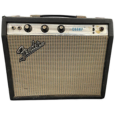 Used 1980s Fender Champ Tube Guitar Combo Amp