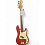 Used 1980s Fender PRECISION BASS Candy Apple Red Electric Bass Guitar Candy Apple Red