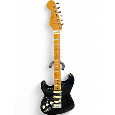 Used 1980s Fender ST-57L Black Electric Guitar