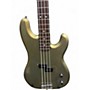Used 1980s Fender Standard Precision Bass Metallic Green Electric Bass Guitar Metallic Green
