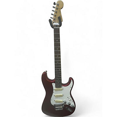 Fender Used 1980s Fender Stratocaster W/ Locking Trem System Candy Apple Red Metallic Solid Body Electric Guitar