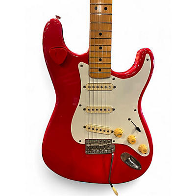 Used 1980s Fernandes FST Series  Red Solid Body Electric Guitar