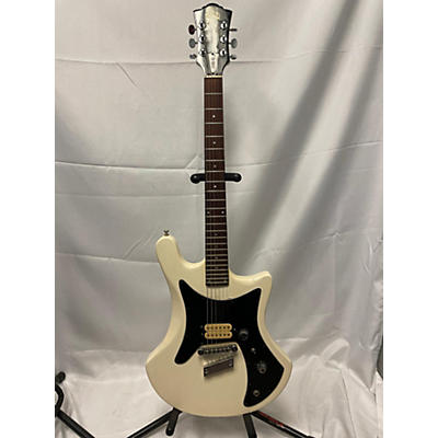 Guild Used 1980s Guild S65-D Antique White Solid Body Electric Guitar