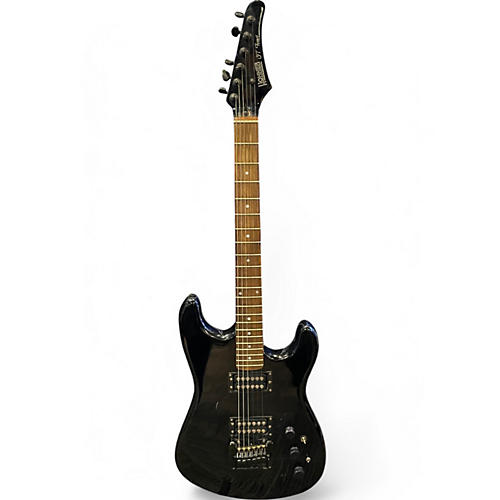 Used 1980s Hohner ST FERARI BLACK Solid Body Electric Guitar BLACK