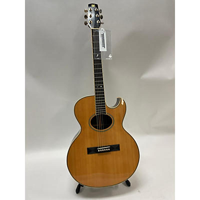 Hondo Used 1980s Hondo 17C Natural Acoustic Guitar