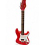 Used 1980s Hondo H75 Red Solid Body Electric Guitar Red