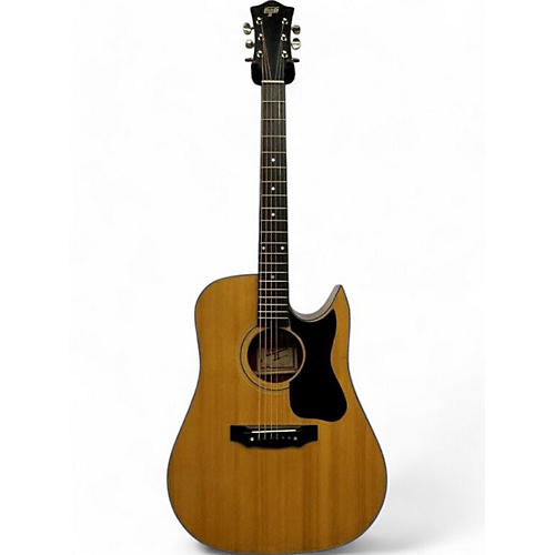 Used 1980s Hondo II H155C Natural Acoustic Guitar Natural