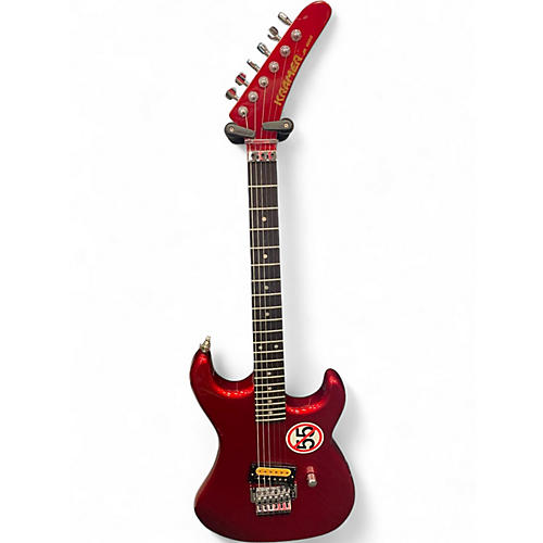 Used 1980s Kramer JK 1000 Metallic Red Solid Body Electric Guitar Metallic Red