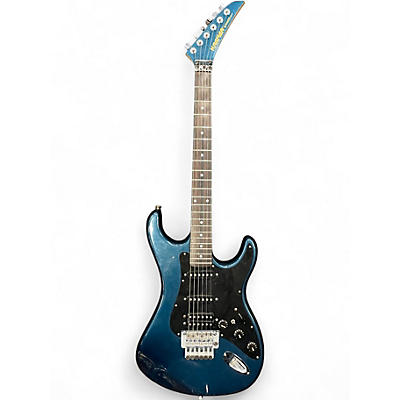 Used 1980s Kramer STRIKER 300ST BLUE Solid Body Electric Guitar