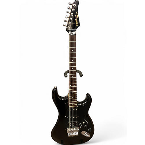 Used 1980s Kramer focus 3000 Black Solid Body Electric Guitar Black