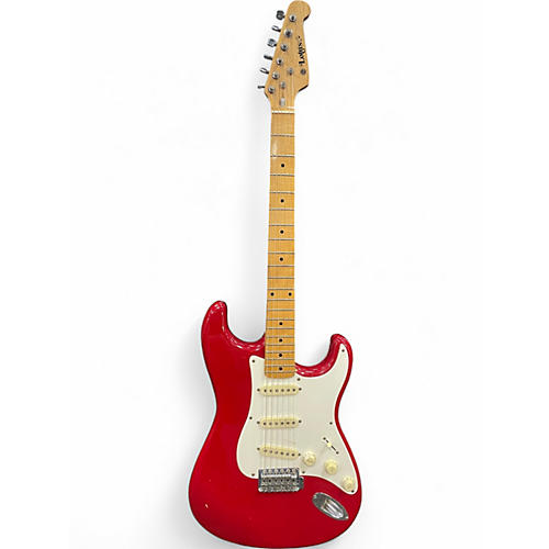 Used 1980s Lotus S type Red Solid Body Electric Guitar Red