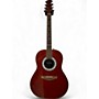 Used 1980s Ovation 1317 Ultra Burgundy Acoustic Guitar Burgundy