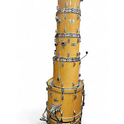 Used 1980s Pearl 7 Piece PROFESSIONAL MLX  Vintage Natural Drum Kit
