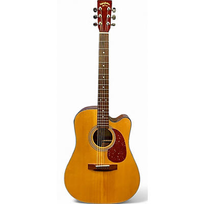 Used 1980s SIGMA DM1STCE Natural Acoustic Electric Guitar