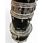 Used 1980s Slingerland 7 Piece SPIRIT Black Drum Kit Black