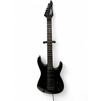 Used 1980s Squier Contemporary Stratocaster HSS Black Solid Body Electric Guitar