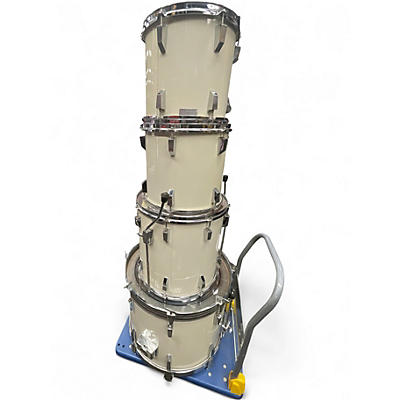 Used 1980s TAMA 4 Piece Rockstar White Drum Kit
