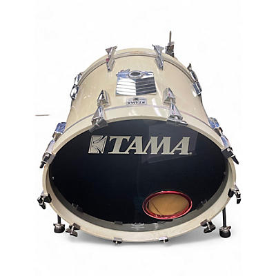 Used 1980s TAMA 5 Piece GRANDSTAR Antique White Drum Kit