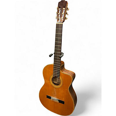Used 1980s Takamine CP-132SC Natural Classical Acoustic Electric Guitar